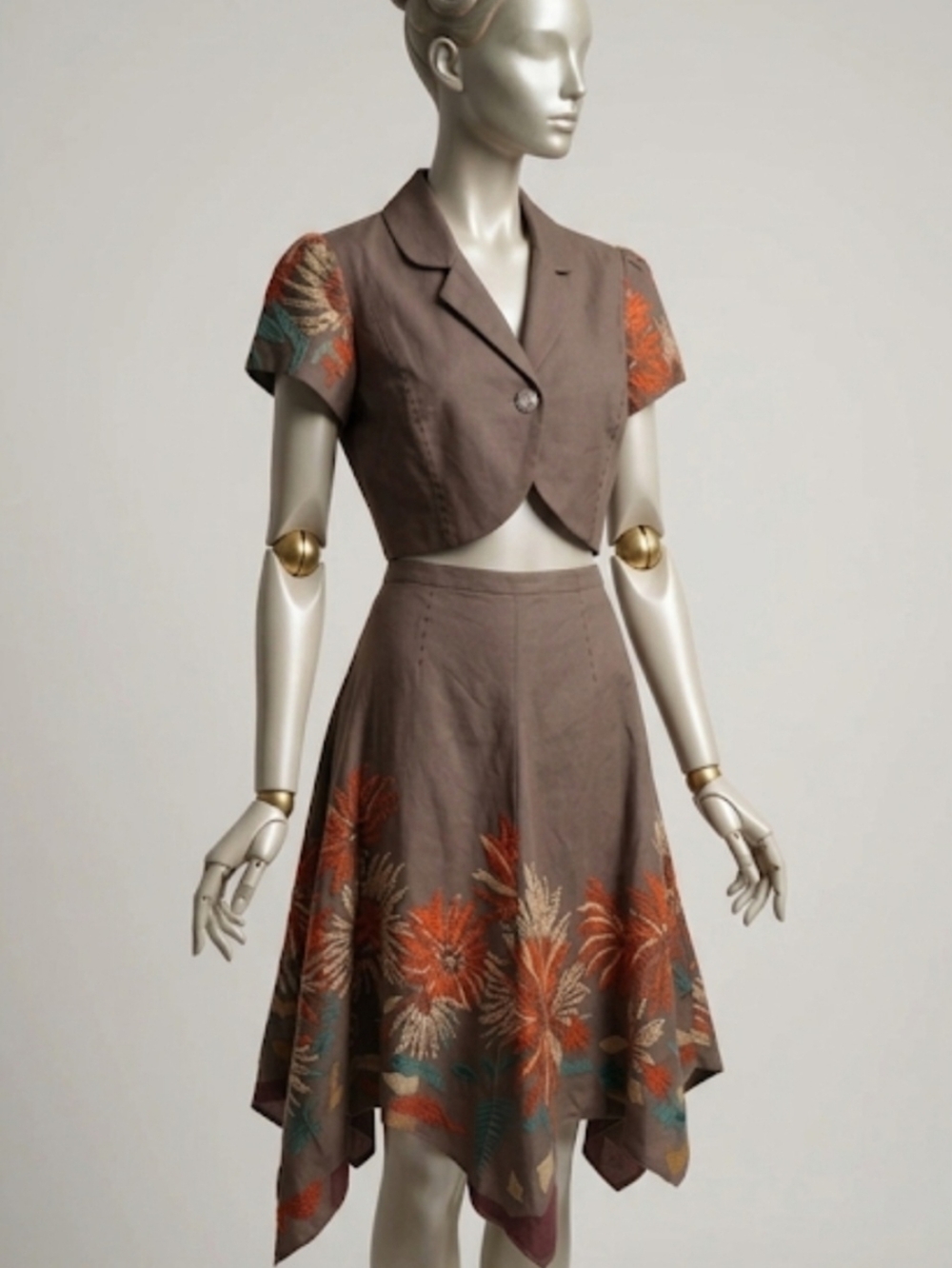 🚨Long Weekend Pricing Only🚨Rene Derhy Vintage Spectacular 2 Piece Skirt Set